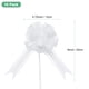 thumbnail image 3 of 10 piezas de lazo grande de 8 pulgadas para ramos de flores, blanco, 3 of 7