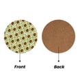 thumbnail image 2 of Xecao Avocado for MDF Cork Coaster 4 Pcs,Drink Coasters,Suit for House Warming Gifts New Home ,Coffee Table Decor-Round Shape, 2 of 7