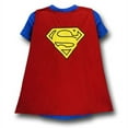 thumbnail image 3 of Supergirl Women's V-Neck Caped Costume T-Shirt-Large, 3 of 4