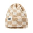 thumbnail image 1 of Stay Cozy this Winter with Women‘s Checkerboard Skull Caps, 1 of 6