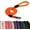 Orange, variant on Rope Dog Leash, |Comfortable Leather Handle, Resistant to Dirt and bite | Strong Nylon Pet Lead for Small, Medium, Large Dogs (Pink, 5 FEET)