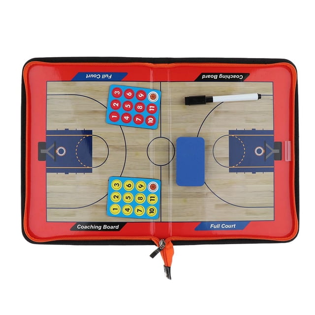 Tablero de entrenamiento de baloncesto Estrategia Entrenamiento Portapapeles con tamaño de pliegue: 28.2x20cm / Tamaño de despliegue: 42x28.2c Soledad Tablero de entrenamiento de baloncesto