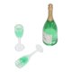 thumbnail image 4 of Accesorios para casa de muñecas BuyWeekMX 10 juegos de champán y botellas de vino, 4 of 9
