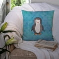 thumbnail image 3 of Carolines Treasures BB7376PW1414 Polkadot Penguin Watercolor Fabric Decorative Pillow  14Hx14W multicolor, 3 of 4