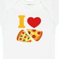 thumbnail image 4 of Inktastic I Love Pizza Boys or Girls Baby Bodysuit, 4 of 5