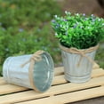 thumbnail image 4 of Lloopyting Better homes garden metal pot Metal pots bins Garden Planter Pot Vintage Metal Decor Iron Flower Pot Balcony Hanging Keg Housekeeping & Organizers, 4 of 6