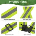 thumbnail image 3 of Uxcell Reflective Safety Vest, Hi-Vis Safety Vests, Adjustable High Visibility Strips for Jogging Cycling Lemon Yellow, 3 of 7