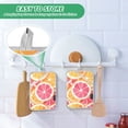 thumbnail image 4 of Yayeee Pot Holders Kitchen Heat Resistant with Pocket 7"x9.8" Cotton Oven Cooking Hot Pads, Pink Grapefruit Slices, 4 of 7