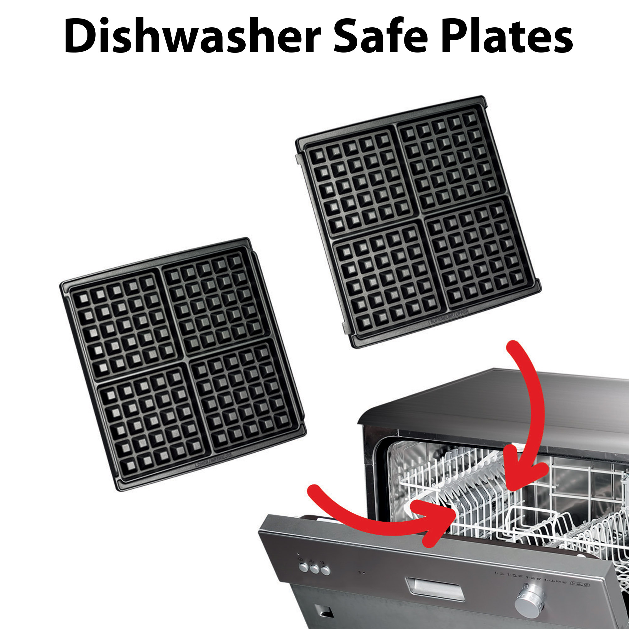 krups easy clean belgian waffle maker