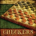 thumbnail image 2 of Mollie B. 20x20 Black Ornate Wood Framed with Double Matting Museum Art Print Titled - Checkers, 2 of 4