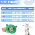 thumbnail image 2 of Dog Cone After Surgery, Protective Collar, Dog Collar, Pet Recovery Collar for Dogs and Cats (Frog), 2 of 6