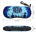 thumbnail image 3 of Zufioo Halloween Trick Or Treat Print Sunglasses Case Tactical Zipper Sunglasses Carrying Case for Men Women, 3 of 6