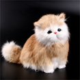 thumbnail image 3 of Mialoley Simulated Animal Model, Cat Plush Children Toys, Solid Color Plush Little Kitty Toy, Decor for Table Showcase, Family Toy Doll, 3 of 3