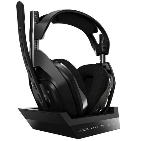 Restored ASTRO Gaming A50 Wireless Headset + Base Station for PS4, PS5, PC, Mac (Refurbished)
