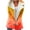Orange womens coat, variant on Usmixi Womens Winter Plush Jacket Womens Overcoat Fashion Gradient Print Button Down Lapel Fleece Jacket Warm Thickened Cozy Plush Lined Coat Outerwear Plush Jacket