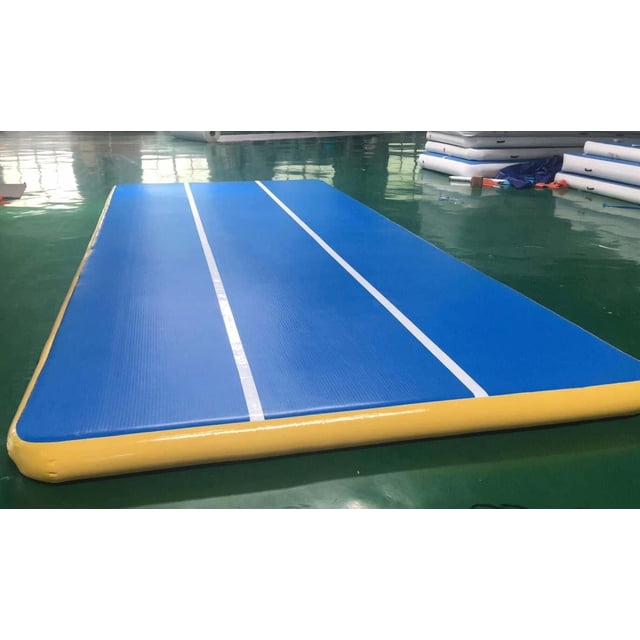 Free Shipping 1x1m,2x2m,3x3m,Thick 20cm Gymnastics Air Mat Tumble Track Tumbling Mat Inflatable Floor Mats With Electric Pump