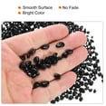 thumbnail image 5 of Uxcell 250g/0.55lb 3-6mm Glass Stones Pebbles Decor for Vase Filler Aquarium, Black, 5 of 6