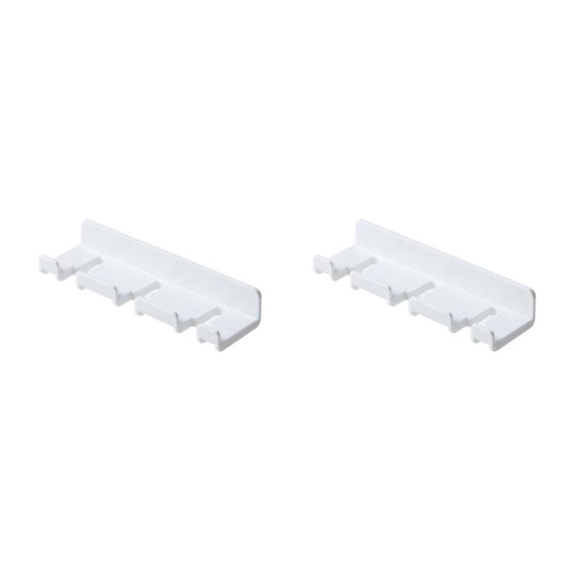 Bewildely Ganchos colgantes sin perforación montados en la pared, soporte impermeable para de dientes, colgador de almacenamiento de Cable Type3 NO3 Bewildely CBP485738