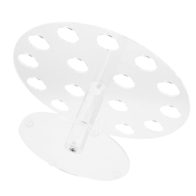 Soporte para exhibición de conos de comida, soporte para helados, soporte para rollos de sushi acrílicos con múltiples orificios