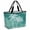 Teal Green, variant on Palm Trees Tropical Beach Bag for Women, Large Breathable Mesh Beach Tote Bag, Shabby Burnt Orange Summer Coastal Sandproof Lightweight Travel Bags for Vacation Picnic Swimming Pool 15.7"x15.7"x9.1"