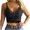 Black, variant on Tarmeek Women's Sports Bra Lace Bralettes Seamless Padded Wirefree Bra for Yoga Fitness Running