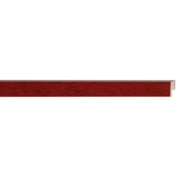 Picture Frame Moulding (Wood) 18Ft Bundle - Traditional Cherry Finish - 0.8125" Width - 1/2" Rabbet