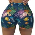 thumbnail image 2 of Fotbe Undersea Animals Shorts Sin Costuras – Shorts Deportivos de Cintura Alta para Mujer, Elásticos para Gimnasio, Yoga, Running o Ciclismo-Large, 2 of 8