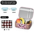 thumbnail image 5 of Cultural Geometric Lunch Box Ethnic Inspired Symmetry Spill-resistant Interior for School, 5 of 6