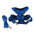 thumbnail image 2 of Cat Harness and Leash Set Reflective Easily Control Padded Soft Mesh Adjustable Chest Strap for Running Walking Training Pet Supplies , Blue S, 2 of 7
