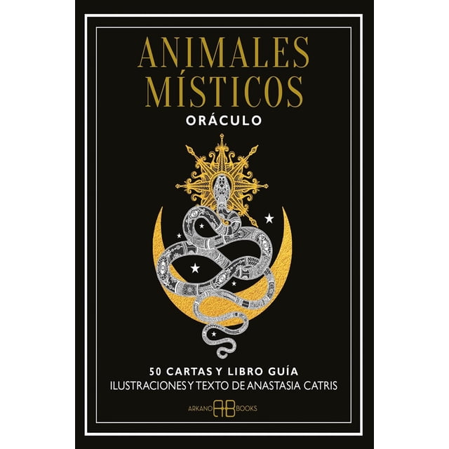 Animales místicos. Oráculo (Libro y cartas) Blanco