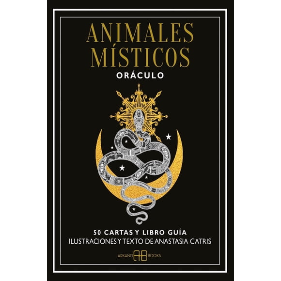Animales místicos. Oráculo (Libro y cartas) Blanco