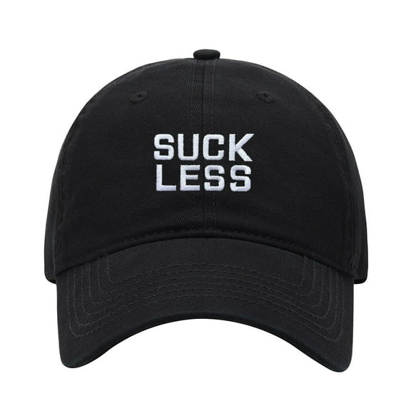 Baseball Cap Embroidered Hat for Suck Less Men's Adjustable Cotton Unisex Embroidery Baseball Caps