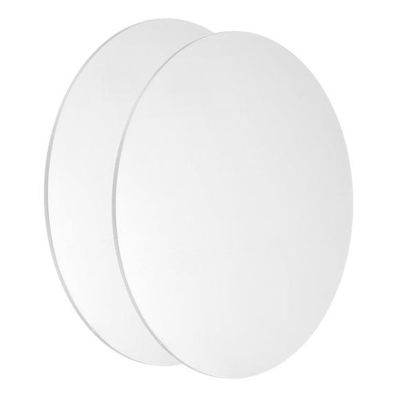 Uxcell 2Pcs Aluminum Disc, 10"(250mm) Diameter 0.04"(1mm) Thickness Round Aluminum Sheets 5052 Aluminum Circle Plates for Metal Stamping