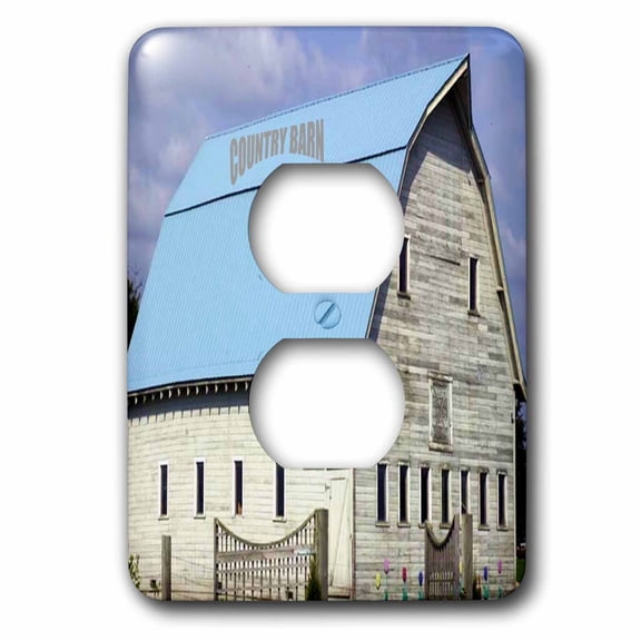 3dRose, Rural Barn, 2 plug outlet cover