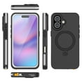 thumbnail image 6 of for iPhone 17 Rugged Case, Compatible with MagSafe Ring Kickstand, Waterproof Shockproof Built-in Screen Protector, Full Body Protection Phone Cover with Dust Plug, Gray, 6 of 9