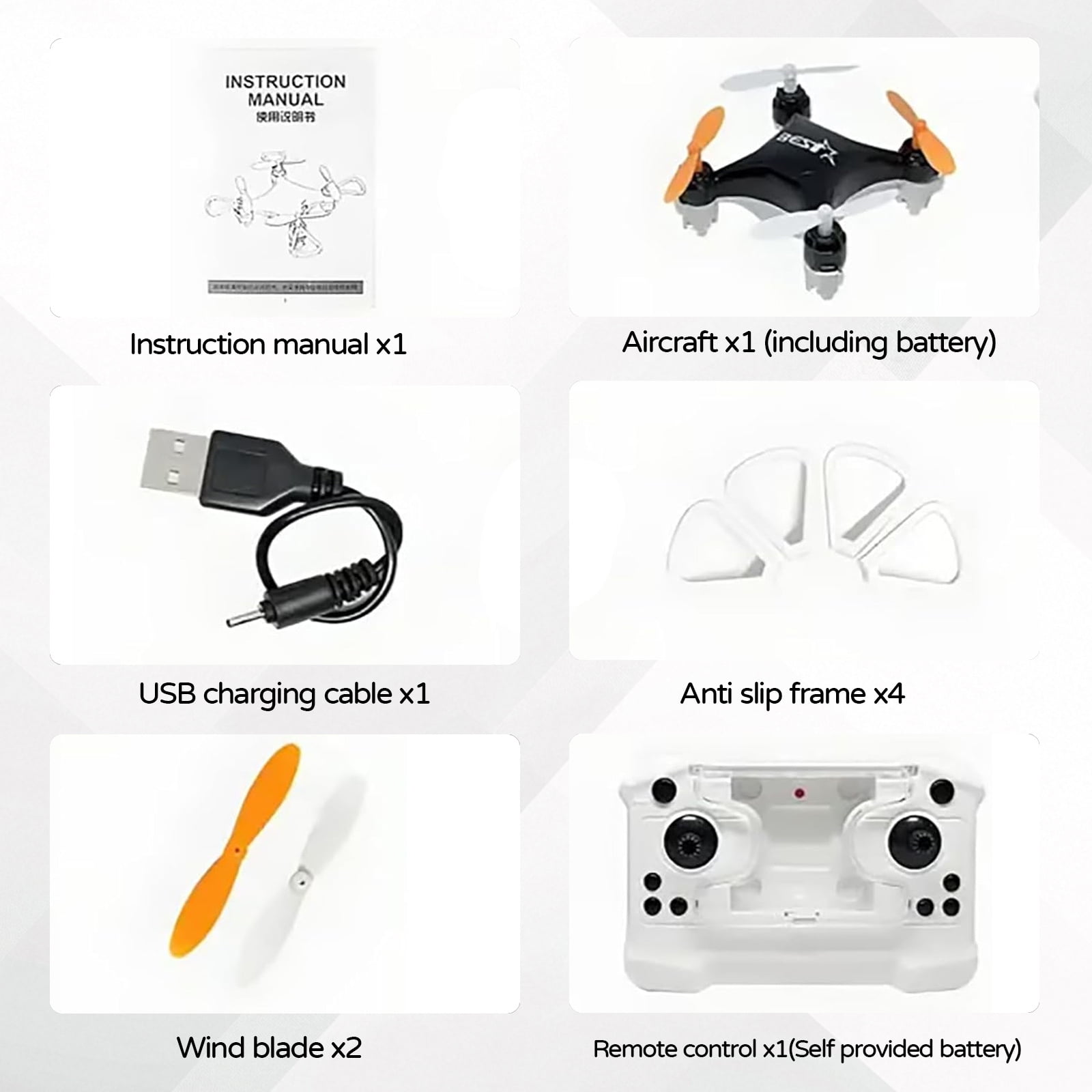 Mini Drone with Easy Stunt Flights & 360° Tricks - Beginner-Friendly Flyer, Mini Drone for Kids with LED & Altitude Hold & Propeller Protection, 360°flips, For Indoor Outdoor