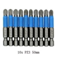 thumbnail image 1 of 10pcs 50mm Non Slip Screwdriver Bit Magnetic Single Head PH1/PH2/PH3/for PZ1/for PZ2/PZ3 PZ3, 1 of 5
