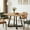 Light Brown, variant on Fnova 31.5" Dining Table for 4, Modern Square Kitchen Table for Dining Room, Brown