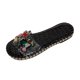 thumbnail image 2 of Sandalias planas con punta abierta y diamantes de imitación para mujer, sandalias cómodas, sandalias informales cómodas para la playa Wmkox8yii  hj789, 2 of 8