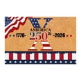thumbnail image 1 of SIfdSeng Custom Last Name Doormat for 4th of July Patriotic Front Door Welcome Mat with and Design, 1 of 8