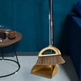 thumbnail image 2 of Broom and Dustpan Set, Long Handle Stand Up Broom and Dust Pan Combo, Self-Cleaning with Dustpan Teeth, Indoor&Outdoor Sweeping, Suitable for Home, Office, 2 of 6