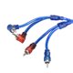 thumbnail image 2 of Dos-canales Macho a Macho RCA Adaptador Audio Estéreo Cable 59 Pulgadas Azul 1Uds Unique Bargains cables de audio rca, 2 of 3