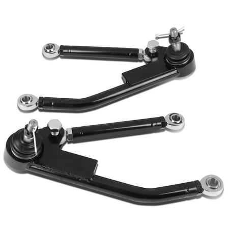 For 1979 to 1993 Ford Mustang Pair Tubular Steel Adjustable Front Lower Suspension Control Arm with Ball Joint Assembly 80 81 82 83 84 85 86 87 88 89 90 91