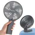 thumbnail image 1 of Ventilador portátil HandFan, batería de 6 pulgadas, 4000 mAh, 6 ajustes, 1 of 7
