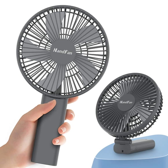 Ventilador portátil HandFan, batería de 6 pulgadas, 4000 mAh, 6 ajustes