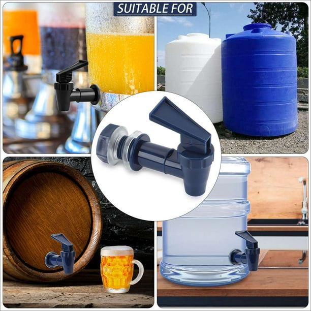 BPA Free Replacement Cooler Faucet Water Jug Ceramic Crock Spigot Spout - Blue e