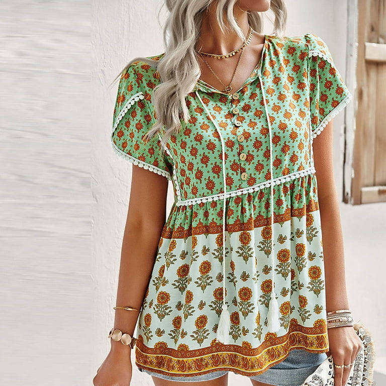 Boho shop tops cheap