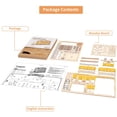 thumbnail image 3 of ROKR Wooden Puzzle 3D Jigsaw Puzzle Construction Model Kit Tramcar Puzzle Kits for Kids Birthday Gift, 3 of 6
