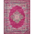 thumbnail image 3 of Nourison Passion Persian Fuchsia 8' x 10' Area Rug, (8x10), 3 of 9