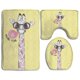 thumbnail image 1 of Juego de alfombras de baño ABPHQTO Think Pink 3 piezas, 1 of 2